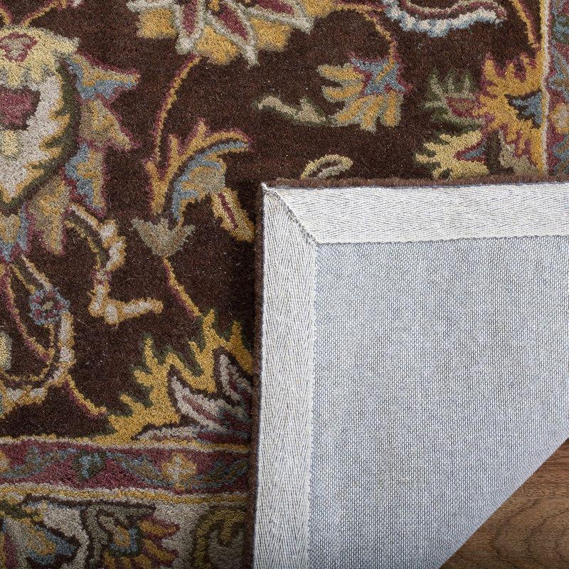 Heritage HG912 Hand Tufted Area Rug - Brown/Ivory - 8'3"x11' - Safavieh.