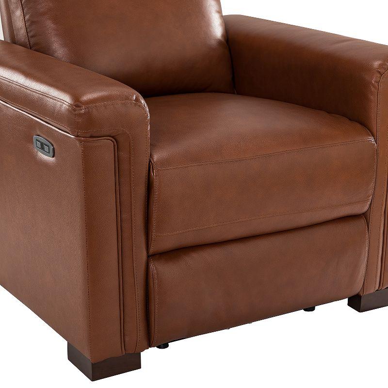 Adela 36.02" Wide Genuine LeatherPower Recliner