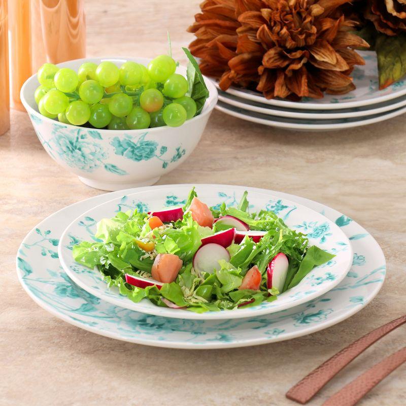 Martha Stewart Martha Stewart Porcelain China Dinnerware Set - Service for 4
