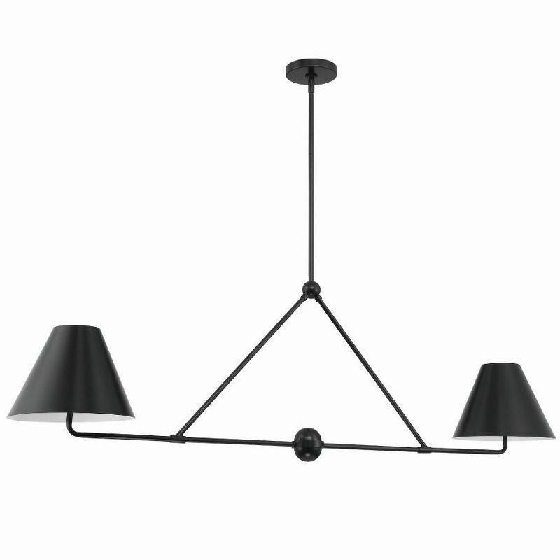 Crystorama Lighting Xavier 4 - Light Chandelier in  Matte Black