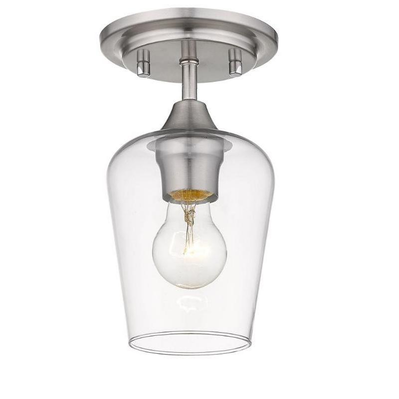 Z-Lite Joliet 1 - Light Flush Mount in  Brushed Nickel