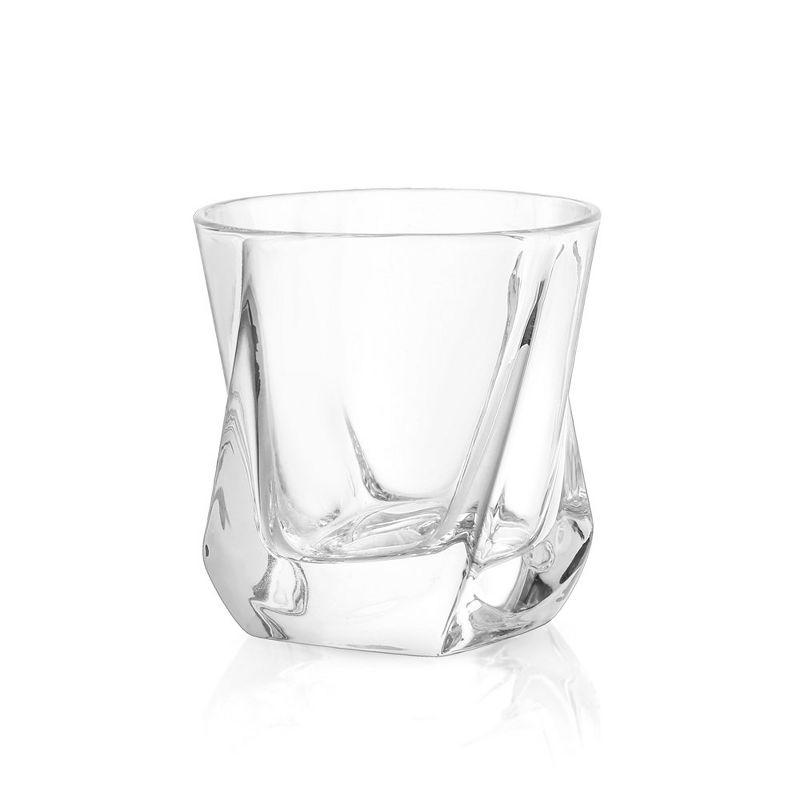 JoyJolt Aurora Whiskey Glasses, 7.4oz. (Set of 2)