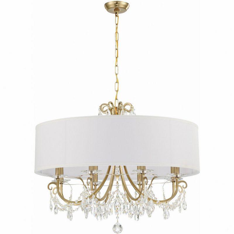 Crystorama Lighting Othello 8 - Light Chandelier in  Vibrant Gold