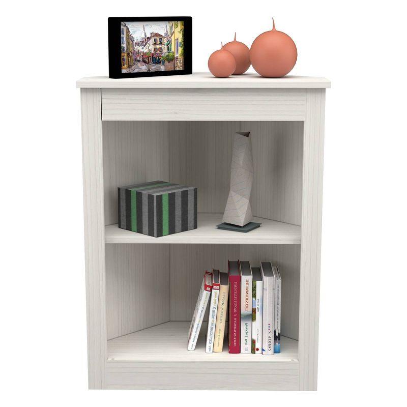 Two Level Corner Bookshelf - Inval