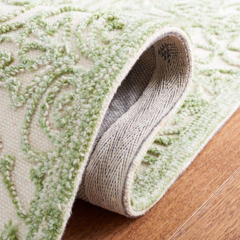 Martha Stewart Rugs Msr Trace Martha Stewart Hand Tufted Wool And Cotton With Latex Damask Rug