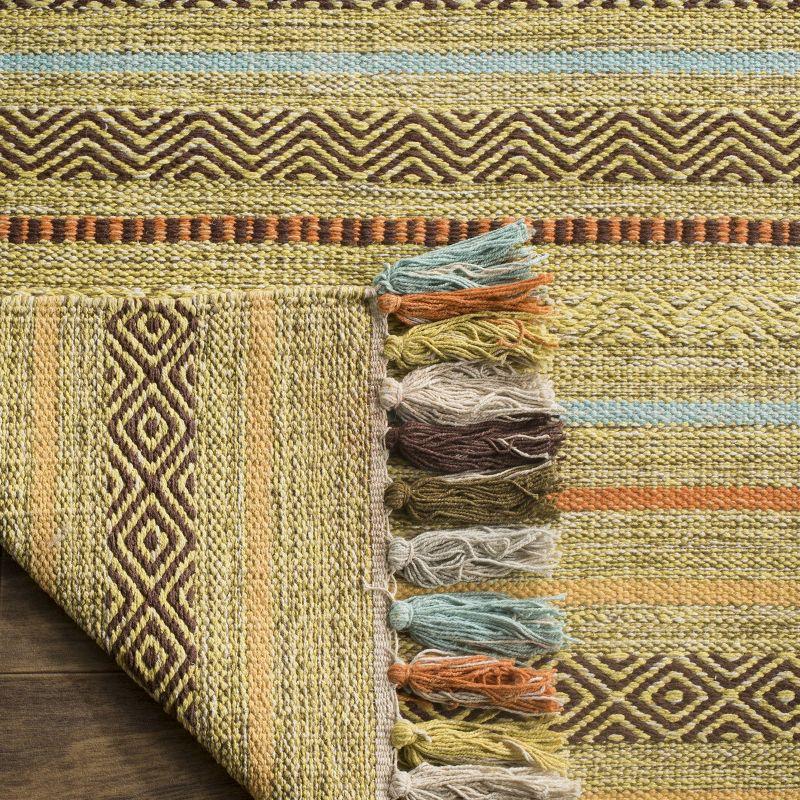 Montauk MTK901 Hand Woven Indoor Runner Rug - Green/Multi - 2'3"x8' - Safavieh.