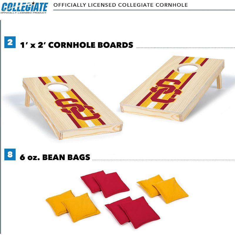 NCAA USC Trojans 1'x2' Wood Cornhole Set