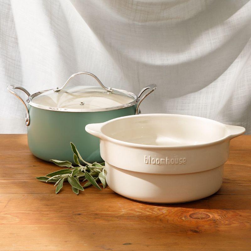 bloomhouse 6 Quarts Non-Stick Aluminum Round Dutch Set