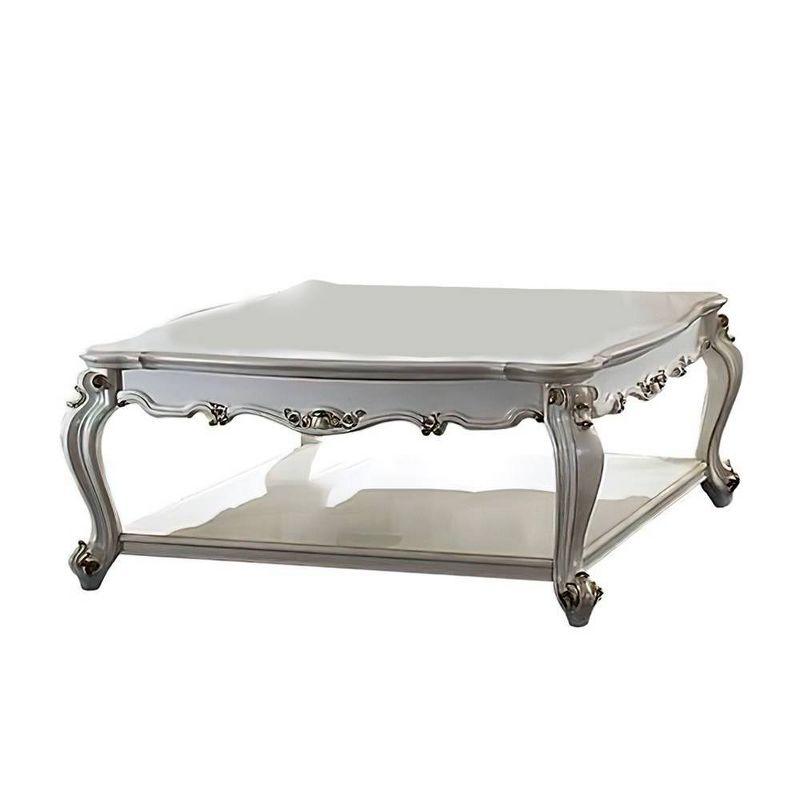 47" Picardy Coffee Table Antique Pearl - Acme Furniture