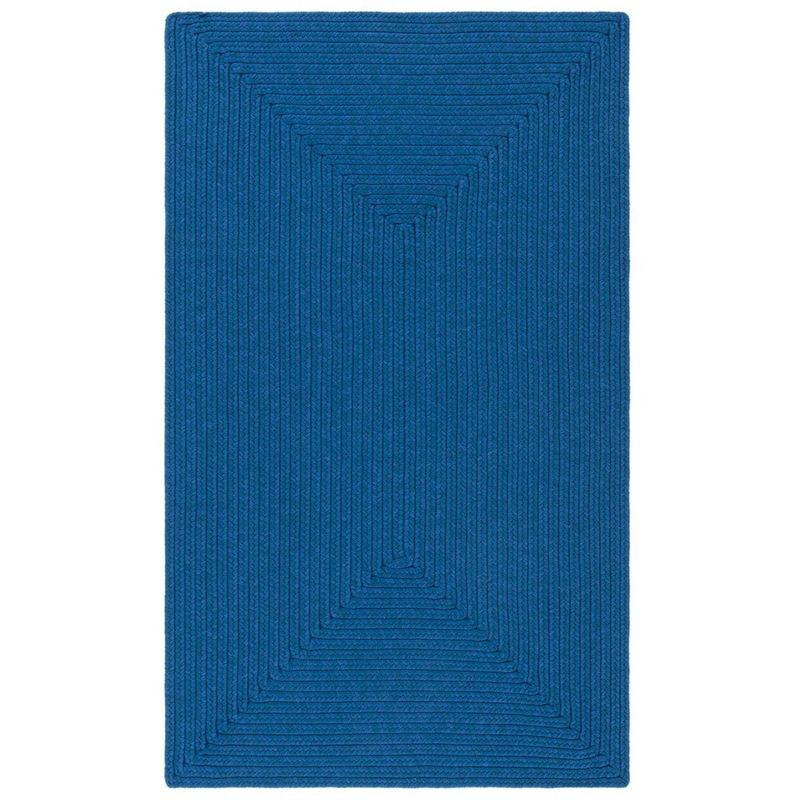Braided BRD315 Hand Woven Accent Rug - Blue - 2'x3' - Safavieh.