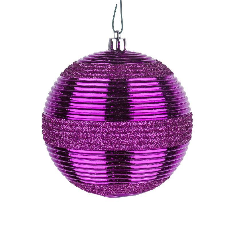 The Holiday Aisle® Shatterproof Swirling Ball Ornaments (Set of 4)