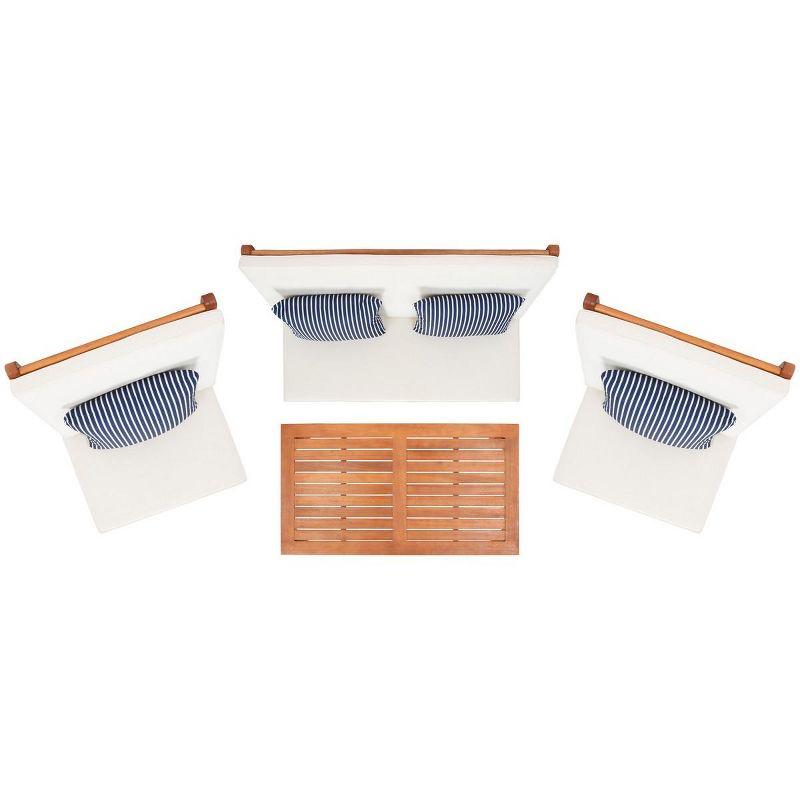 Chaston 4 Piece Living Set - Safavieh