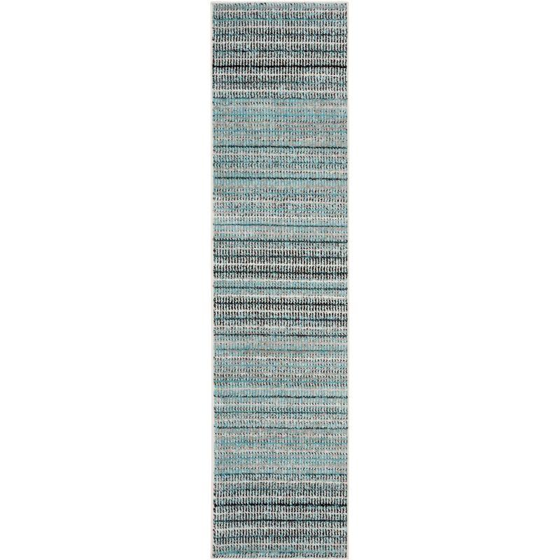 Skyler SKY196 Power Loomed Indoor Runner Rug - Blue/Grey - 2'x12' - Safavieh