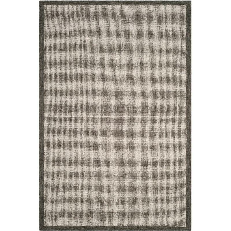 Abstract ABT220 Handmade Indoor Area Rug - Sage/Ivory - 6'x9' - Safavieh