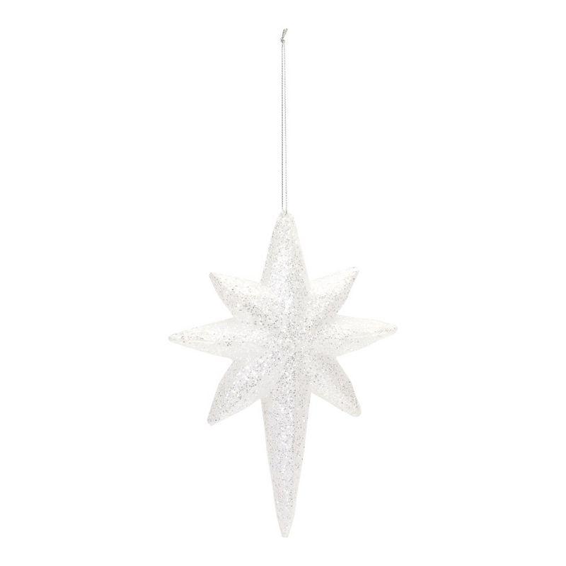 Melrose Clear Acrylic Star Drop Ornament (Set of 24)