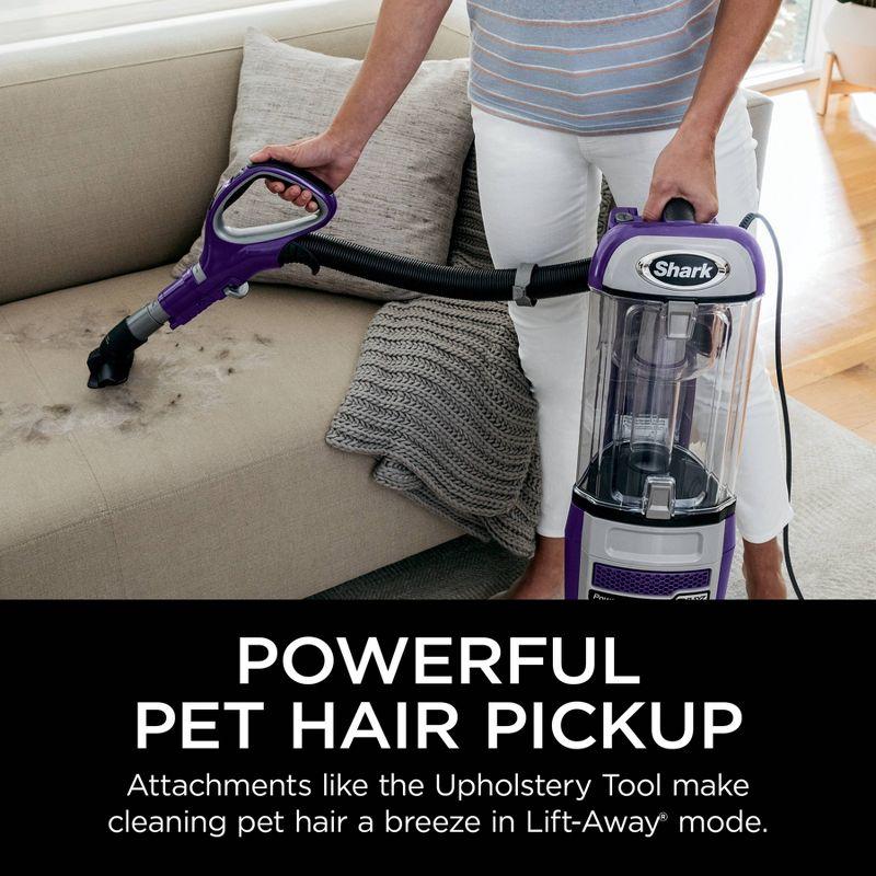 Shark Navigator Powered Lift-Away Upright Vacuum - NV586: HEPA Filter, Pet Hair, Swivel Head, Multi-Surface, 25' Cord