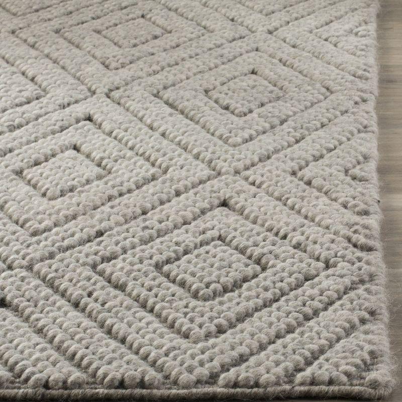 Artisan Beach House Gray 8' x 10' Hand-Tufted Wool Area Rug