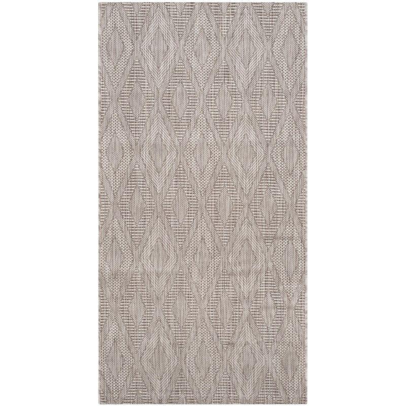 Courtyard CY8522 Power Loomed Indoor and Outdoor Accent Rug - Beige/Beige - 2'7"x5' - Safavieh