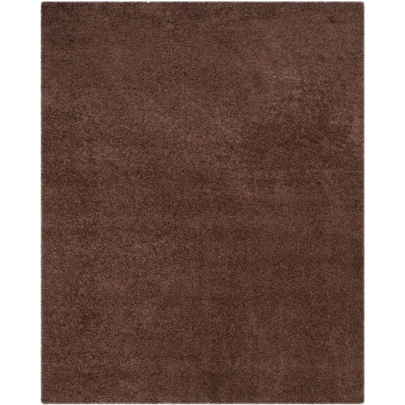 Laguna Brown 8' x 10' Rectangular Shag Area Rug