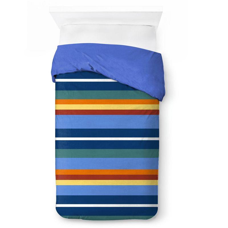 Saturday Park Saturday Park Vintage Stripe 100% Organic Cotton Duvet Cover & Sham Set