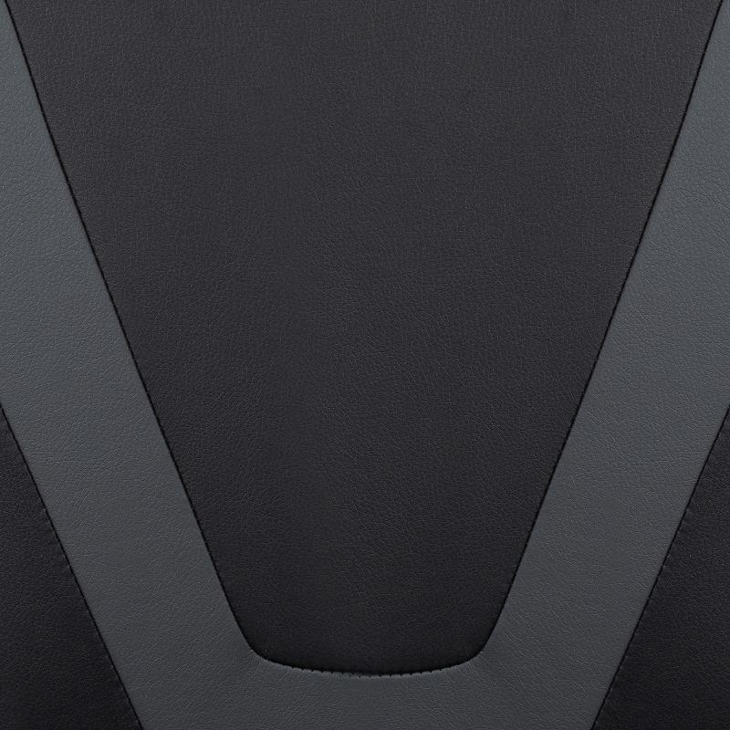 Flash Furniture X30 Gaming Chair Racing Office Ergonomic Computer Chair with Reclining Back and Slide-Out Footrest in Gray LeatherSoft