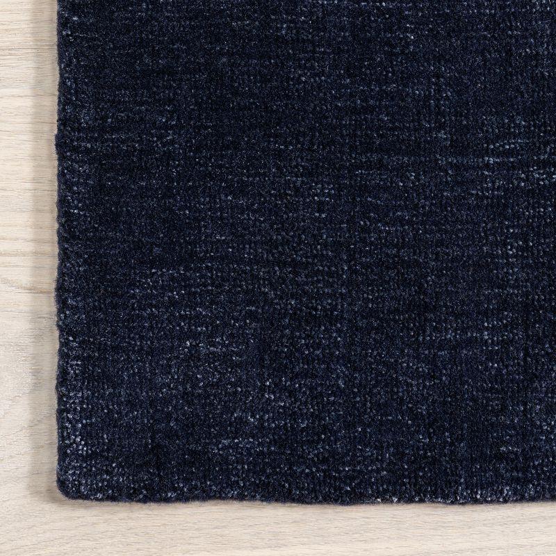 Arvin Olano x Rugs USA - Arrel Speckled Wool-Blend Indoor Area Rug, 3' x 5', Midnight