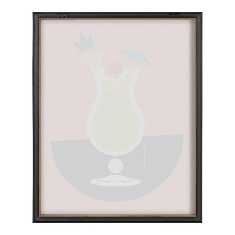 Kate and Laurel Blake " Bright Colorful Bar Drink " Painting Print