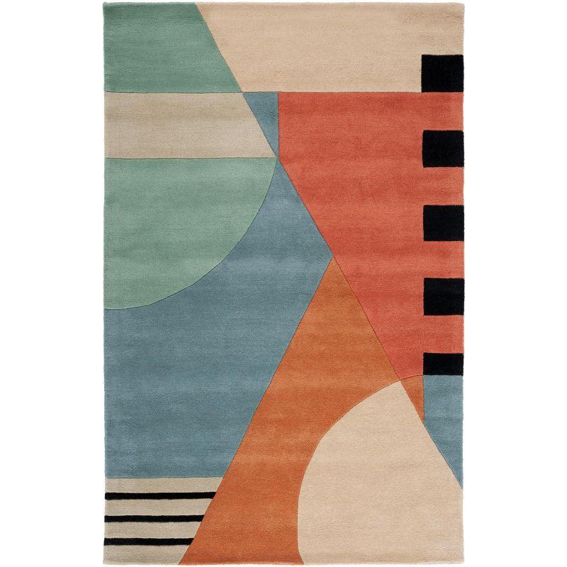 Rodeo Drive RD863 Hand Tufted Indoor Accent Rug - 3'6"x5'6" - Gold - Safavieh