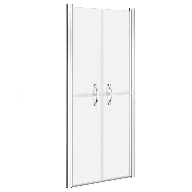 VidaXL 148796 35.8'' - W x 74.8'' H Double Sliding Door Framed Shower Door with