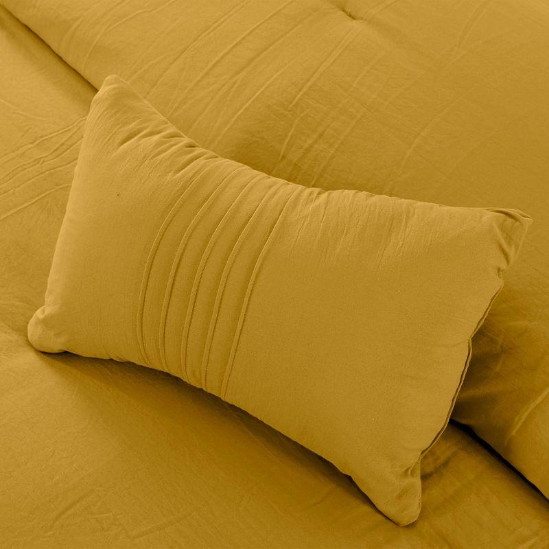 Modern Threads Modern Threads - Beck Comforter Set - Down Alternative Brushed Microfiber - Elegant All Season Bedspread Set - includes Comforter, Shams, & Decorative Pillow