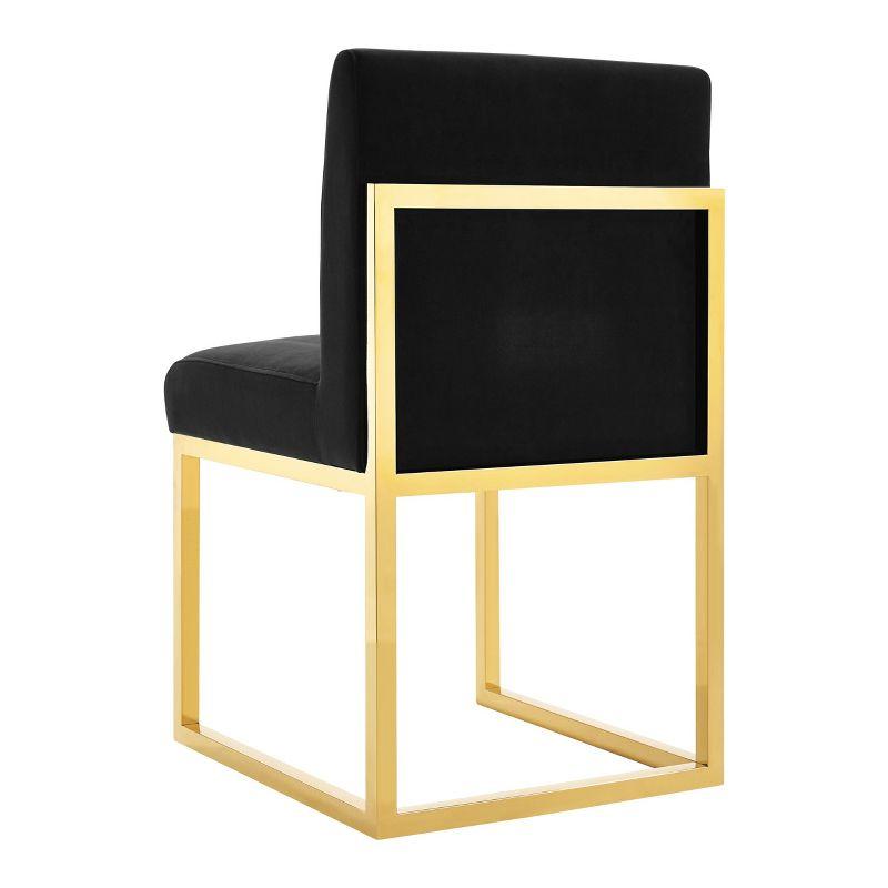TOV Furniture Haute Velvet Chair in Black