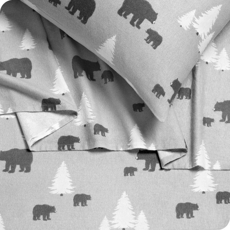 Kodiak Cotton Flannel King Sheet Set by Bare Home