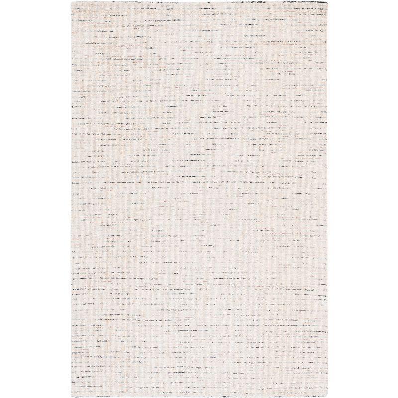 Abstract ABT468 Handmade Indoor Area Rug - Ivory/Blue - 4'x6' - Safavieh