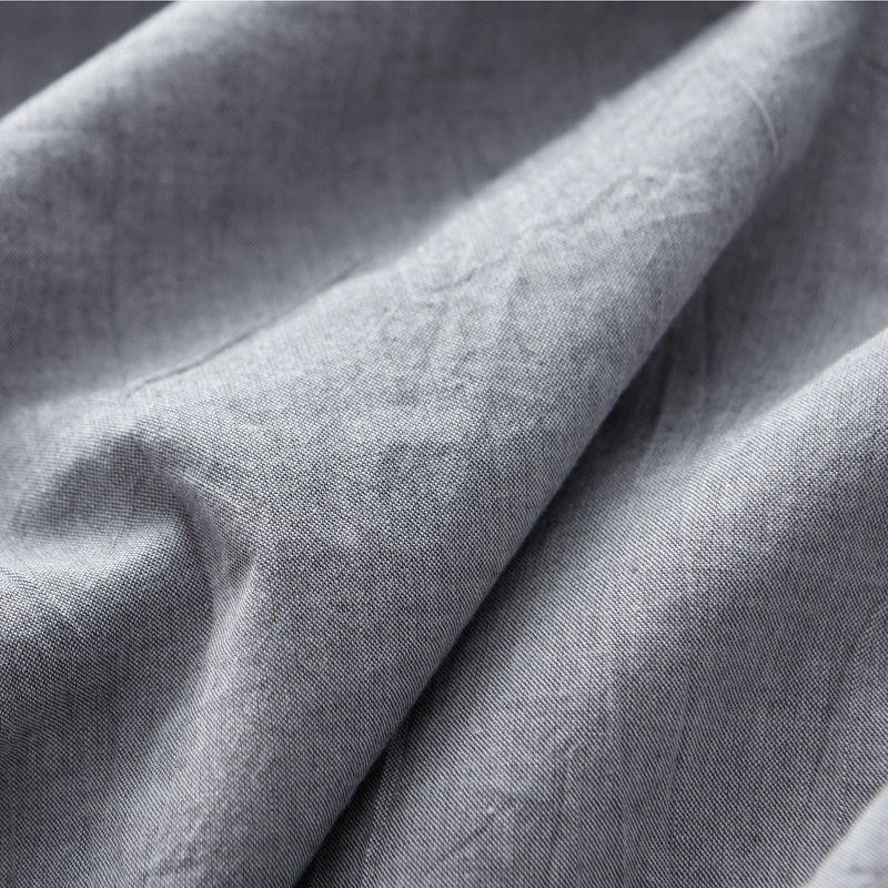 100% Cotton Crinkle Washed Duvet Cover Set