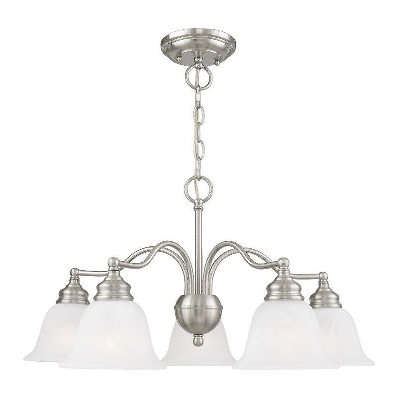 Livex Lighting Essex 5 - Light Chandelier in  Brushed Nickel
