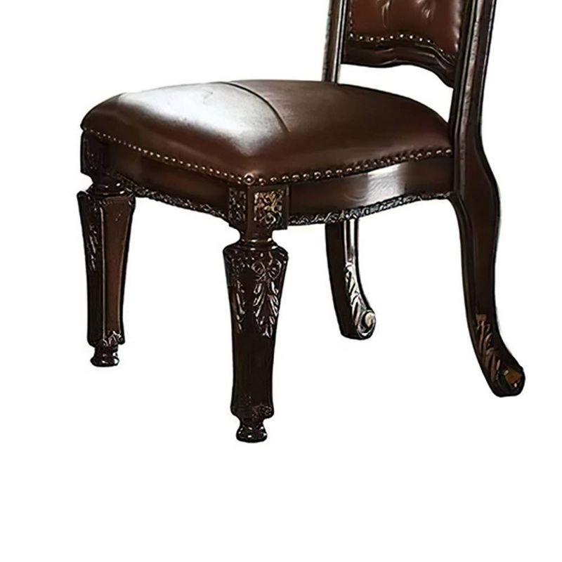 Vendome Faux Leather Upholstered Side Chair