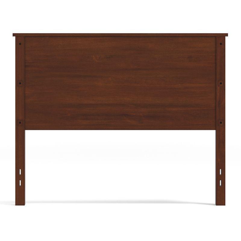 Glenwillow Home Farmhouse Style Wood Panel Headboard in Black, Full Size