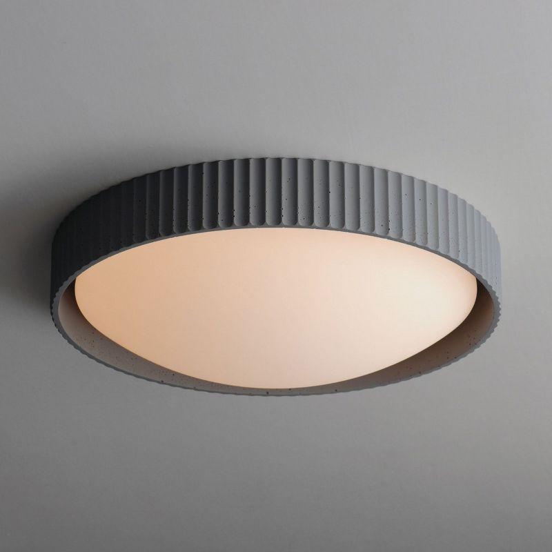 ET2 Lighting Souffle 1 - Light Flush Mount in  Gray