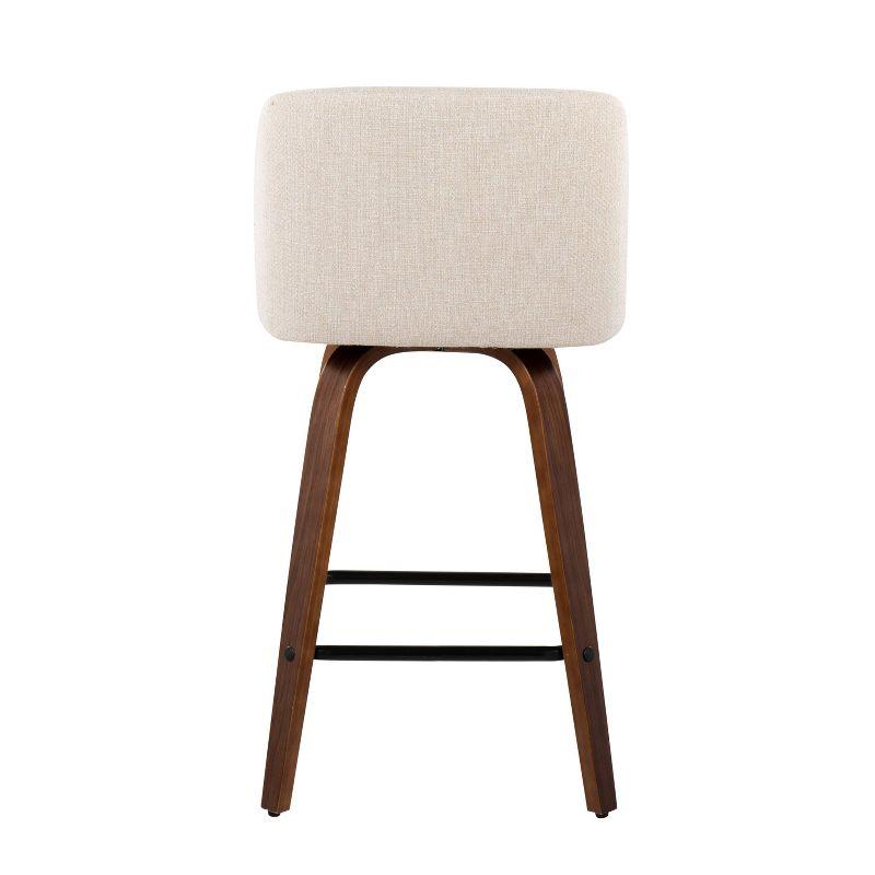 Set of 2 Toriano Upholstered Counter Height Barstools - Lumisource