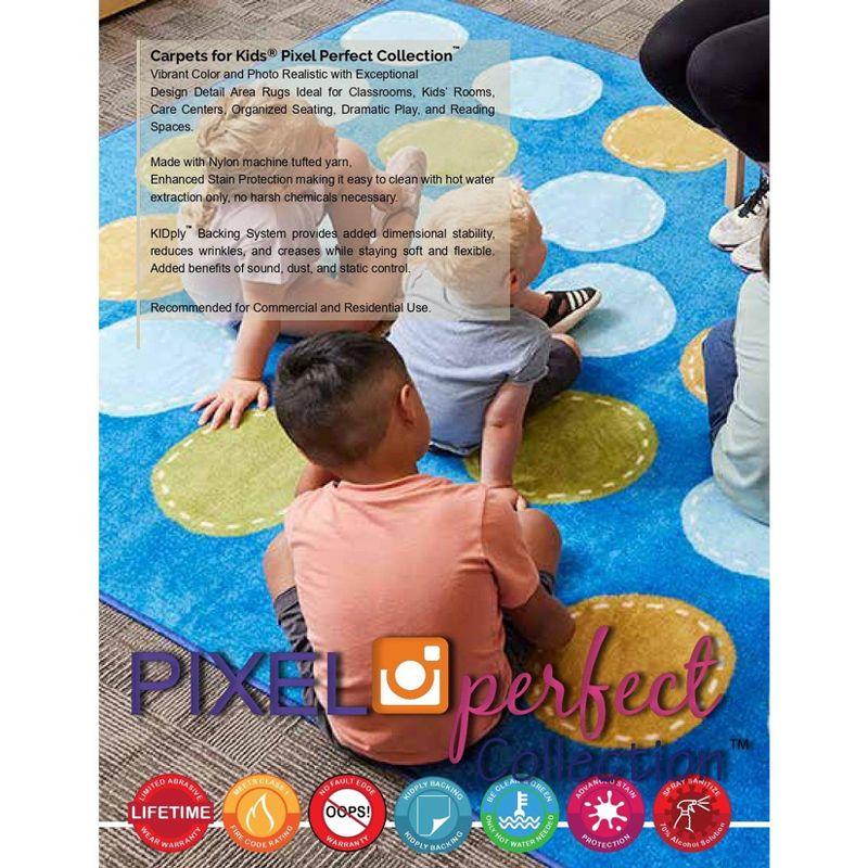 Carpets for Kids Chalkboard Choose Kind Black/Blue Tufted Area Rug