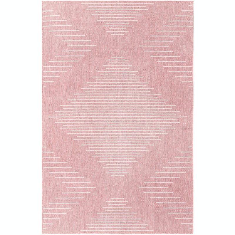 Unique Loom Outdoor Modern Tambor Lines Woven Area Rug