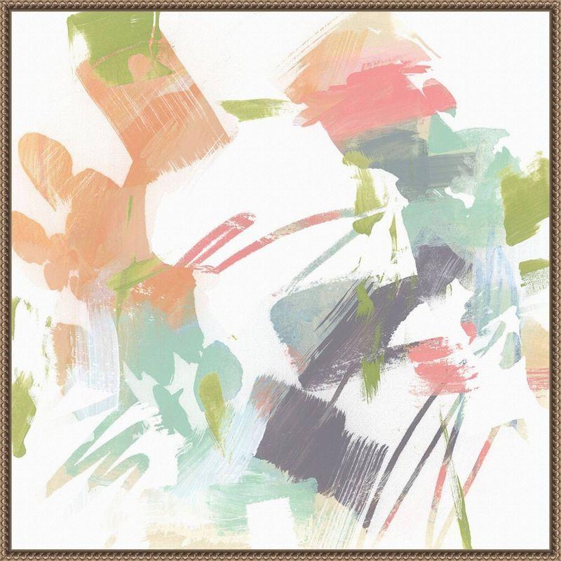 Amanti Art 30"x30" Capricho II by June Erica Vess Framed Canvas Wall Art Print