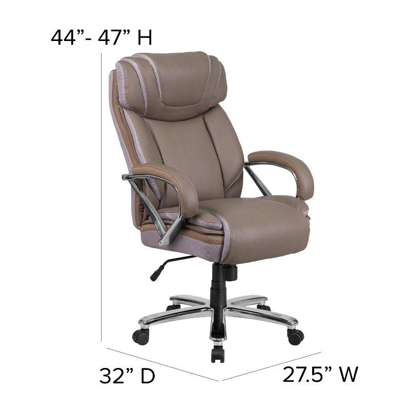 Molly Big & Tall LeatherSoft Executive Swivel Ergonomic Office Chair