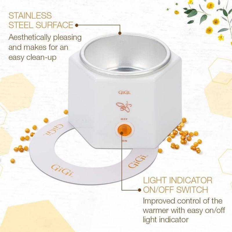 GiGi SPACE SAVER Hair Removal Wax Warmer for 8, 14, and 18-oz Cans (Super Compact)