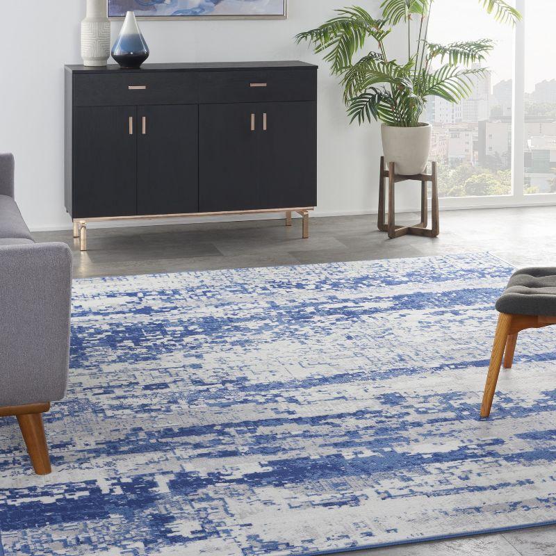 Nourison Whimsicle WHS06 Indoor only Area Rug - Ivory Navy 7' x 10'