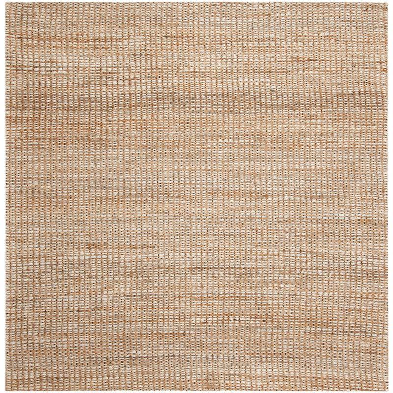 Marbella MRB303 Hand Loomed Indoor Area Rug - Natural/Ivory - 6'x6' - Safavieh