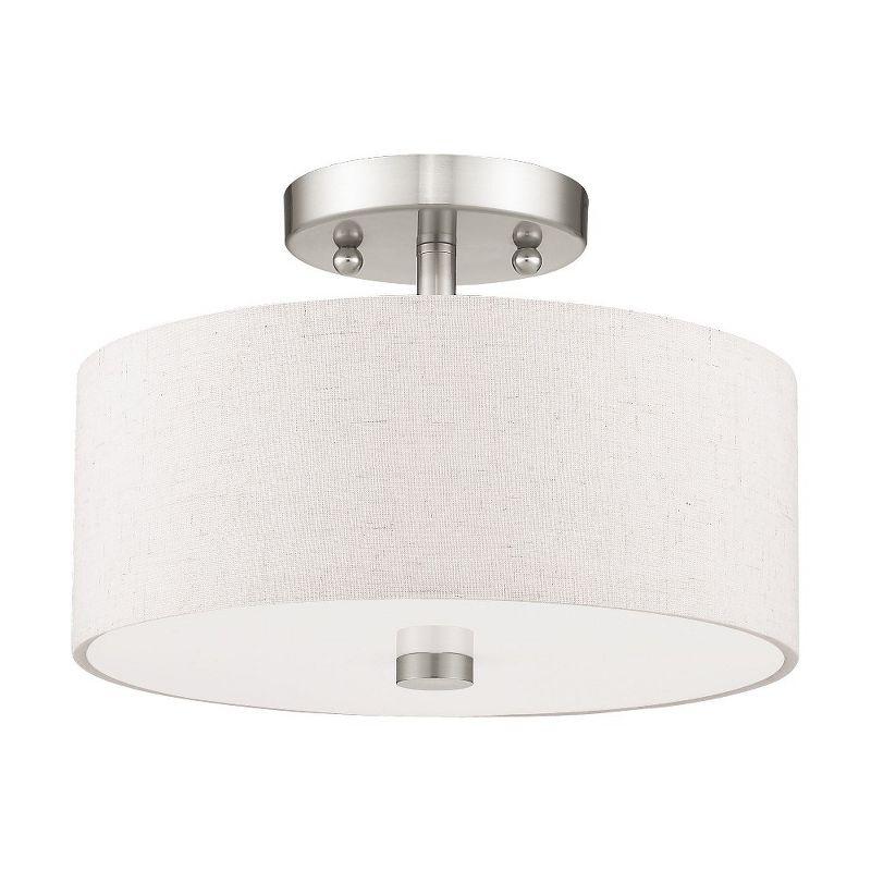 Livex Lighting Meridian 2 - Light Wall Light in  Brushed Nickel