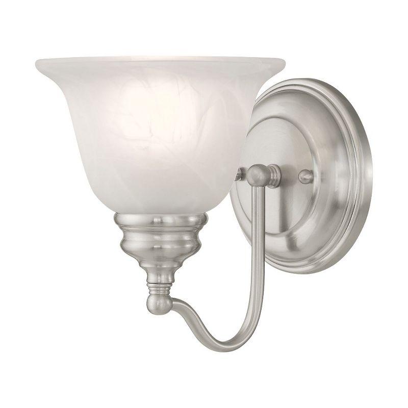 Livex Lighting Essex 1 - Light Vanity in  Brushed Nickel