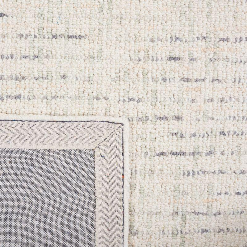 Abstract ABT468 Handmade Indoor Area Rug - Ivory/Light Gray - 9'x12' - Safavieh