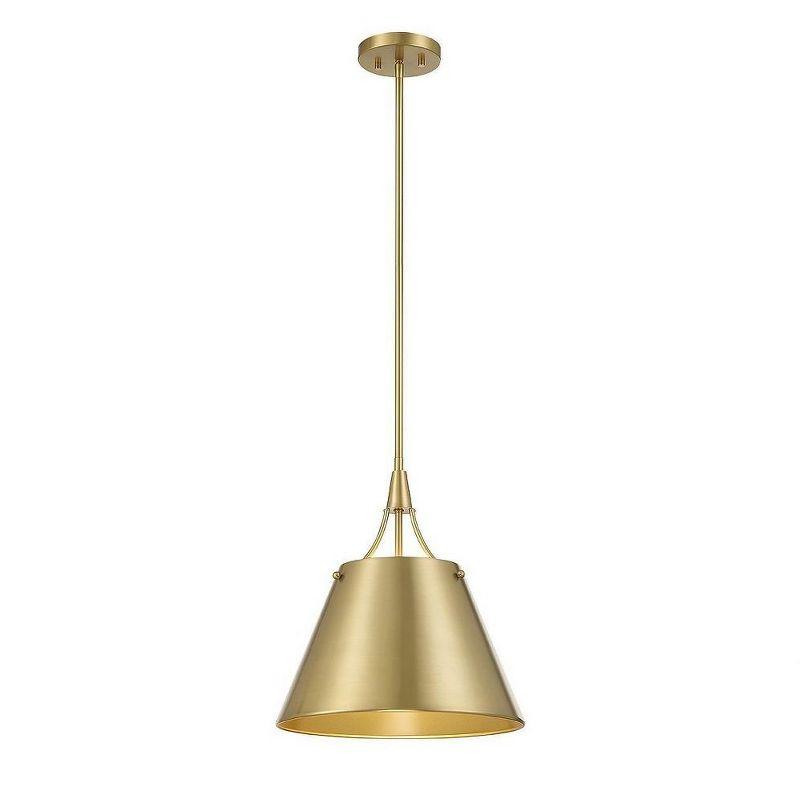 Savoy House Willis 1 - Light Pendant in  Warm Brass